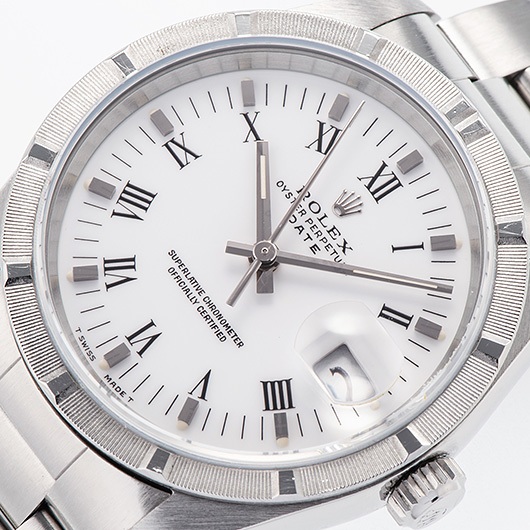 ロレックス オイスター パーペチュアル デイト 15210 ホワイト 中古 サブカット 1枚目