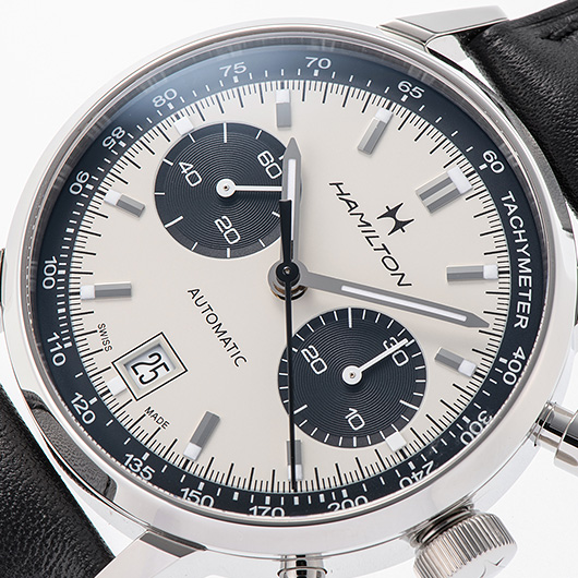 ハミルトン アメリカン クラシック イントラマティック オート クロノ H38416711 ホワイト/ブラック 新品 サブカット 1枚目