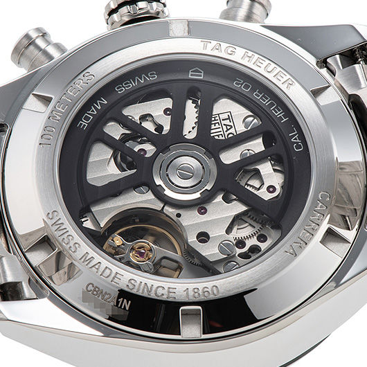 タグ・ホイヤー カレラ スポーツ クロノグラフ キャリバー ホイヤー02 CBN2A1N.BA0643 グリーン 新品 サブカット 3枚目