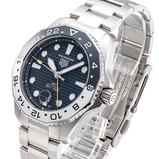 タグ・ホイヤー アクアレーサー プロフェッショナル 300 キャリバー7 GMT WBP2010.BA0632 ブルー 新品 サブカット 1枚目