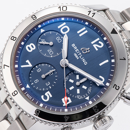 ブライトリング クラシック アヴィ クロノグラフ F4U コルセア A233801A1C1A1 ブルー 新品 サブカット 1枚目