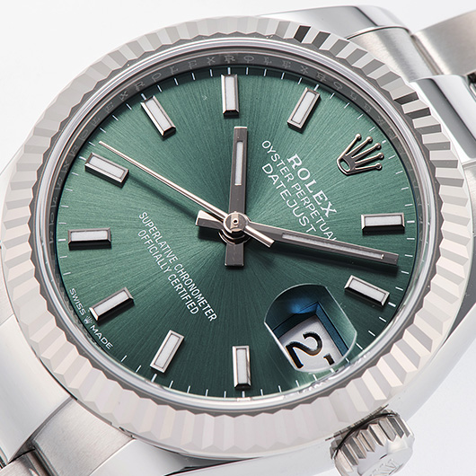 ロレックス デイトジャスト 31 278274 ミントグリーン 新品 サブカット 1枚目