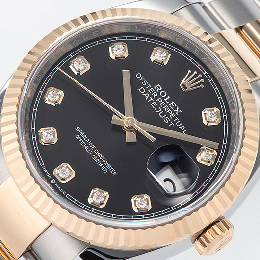 ロレックス デイトジャスト36 126233G ブラック 中古 サブカット 1枚目