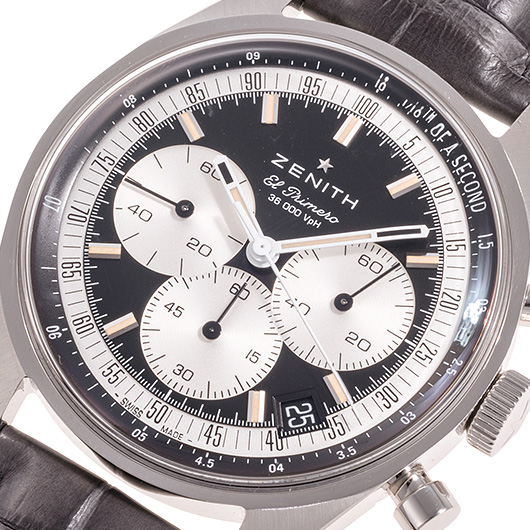 ゼニス クロノマスター オリジナル 03.3200.3600/21.C903 ブラック/シルバー 中古 サブカット 1枚目
