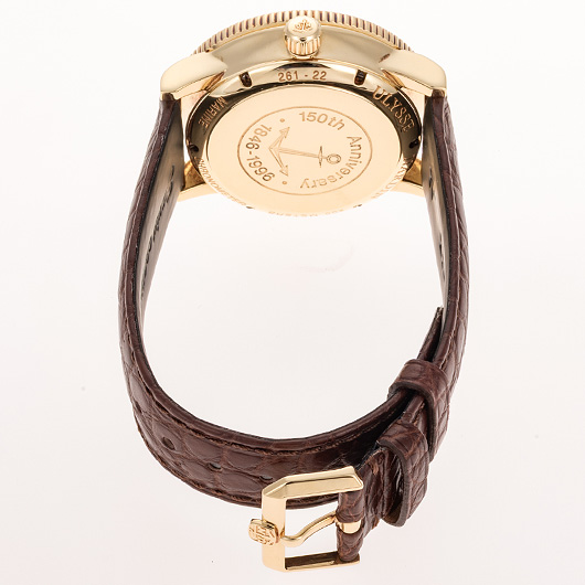 ユリス・ナルダン マリーン クロノメーター 1846 150th 261-22 ホワイト 中古 サブカット 2枚目