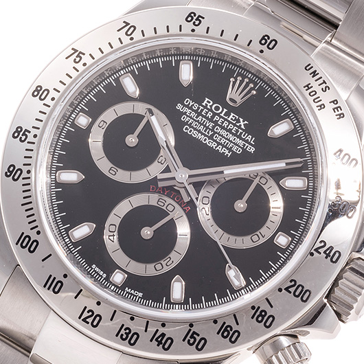 ロレックス デイトナ 116520 ブラック 新品 サブカット 1枚目