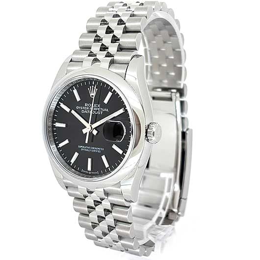 ロレックス デイトジャスト36 126200 ブラック 中古 サブカット 1枚目