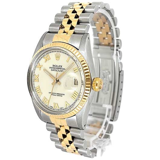 ロレックス デイトジャスト 16013 アイボリー アンティーク サブカット 1枚目