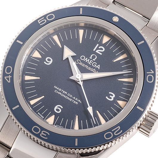 オメガ シーマスター300 マスターコーアクシャル 233.90.41.21.03.001 ブルー 中古 サブカット 1枚目