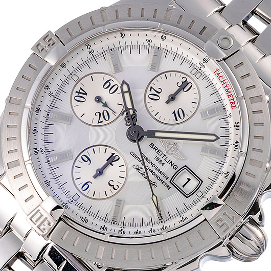 ブライトリング クロノマット エボリューション A156A69PA  ホワイト 中古 サブカット 1枚目