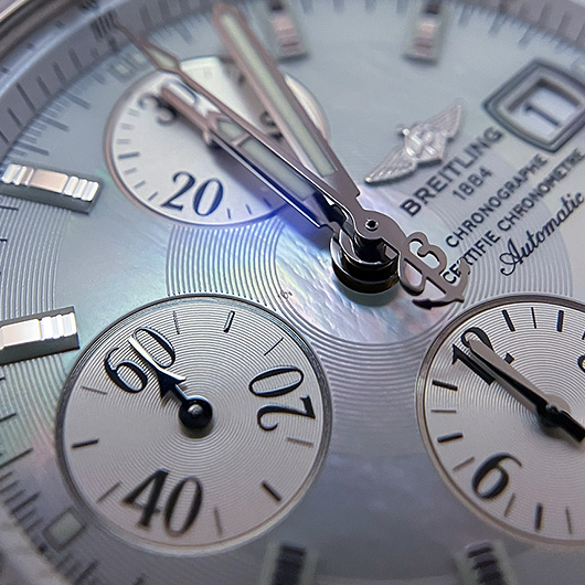 ブライトリング クロノマット エボリューション A156A69PA  ホワイト 中古 サブカット 3枚目