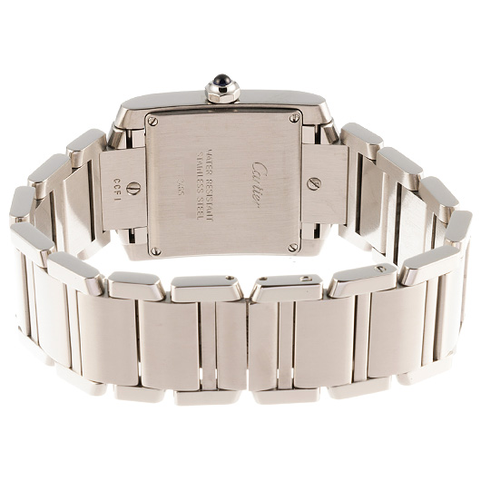 カルティエ タンクフランセーズ W51011Q3 ホワイト 中古 サブカット 2枚目