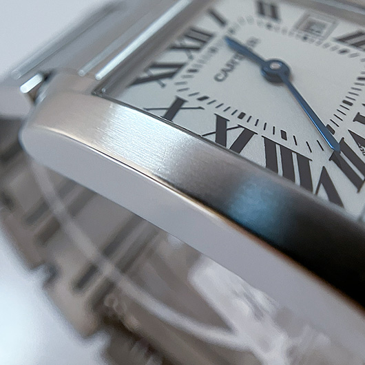 カルティエ タンクフランセーズ W51011Q3 ホワイト 中古 サブカット 3枚目