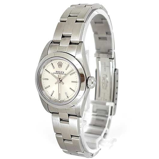 ロレックス オイスター パーペチュアル 76080 シルバー 中古 サブカット 1枚目