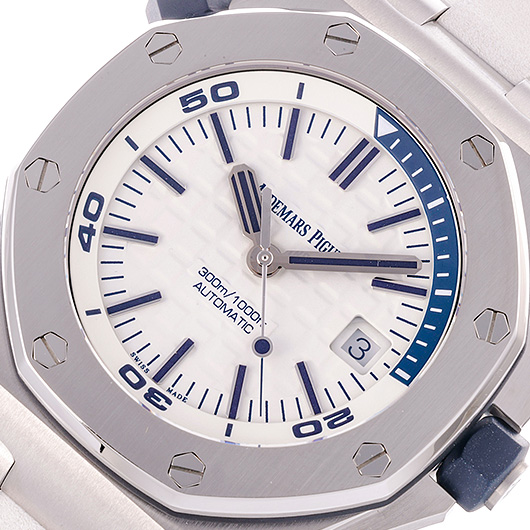 オーデマ・ピゲ ロイヤルオーク オフショア ダイバー 15710ST.OO.A010CA.01 ホワイト 中古 サブカット 1枚目