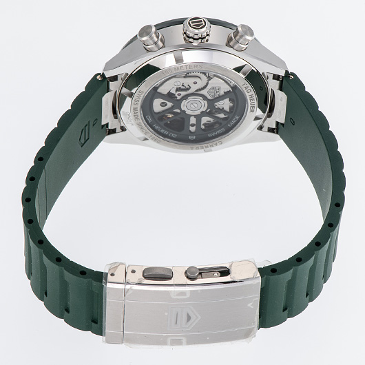 タグ・ホイヤー カレラ クロノグラフ CBN2A1N.FT6238 グリーン 新品 サブカット 2枚目