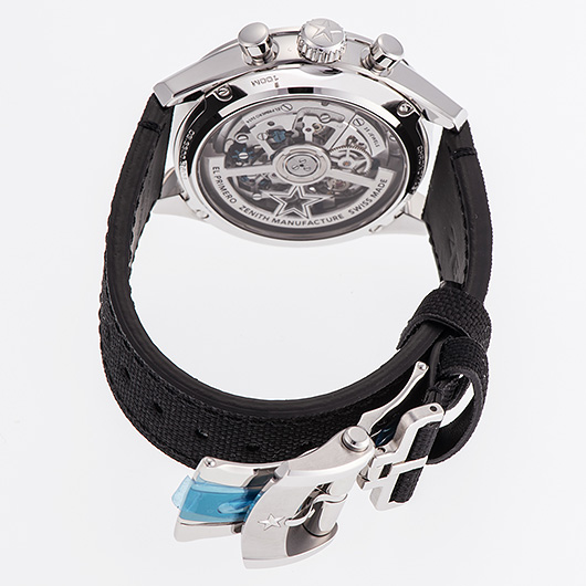 ゼニス クロノマスター オープン 03.3300.3604/69.C823 シルバー/ブルー/グレー 中古 サブカット 2枚目