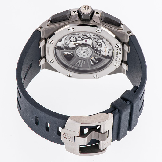 オーデマ・ピゲ ロイヤルオーク オフショア クロノグラフ 26420TI.OO.A027CA.01 ブルー/シルバー 中古 サブカット 2枚目