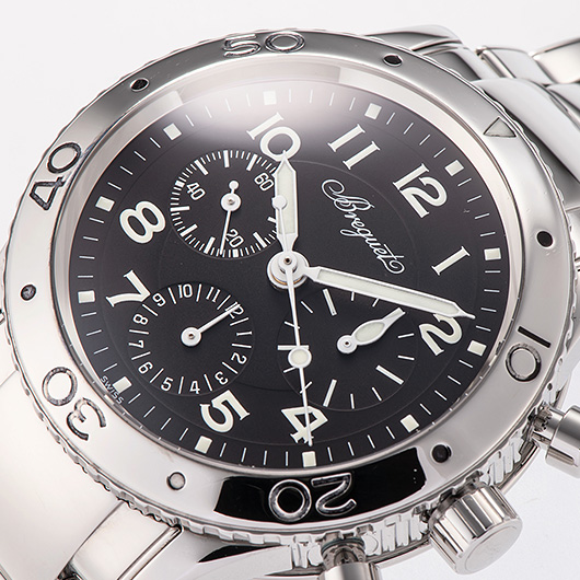 ブレゲ アエロナバル 3800ST/92/SW9 ブラック 中古 サブカット 1枚目