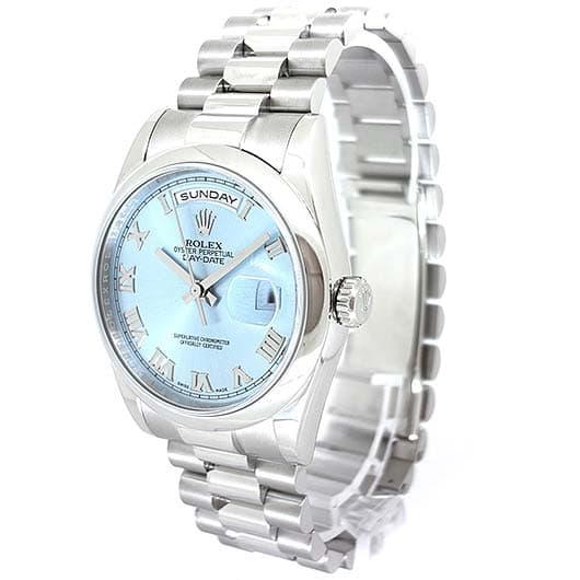 ロレックス デイデイト 118206 アイスブルー 中古 サブカット 1枚目