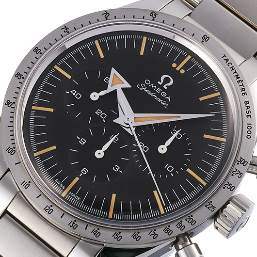 オメガ オメガ1957 トリロジー スピードマスター クロノグラフ 311.10.39.30.01.001 ブラック 中古 サブカット 1枚目