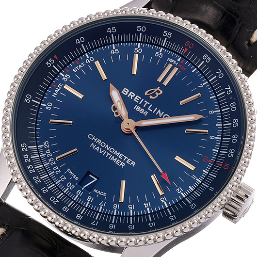ブライトリング ナビタイマー シンガポール航空 A173252A1C1A1 ブルー 中古 サブカット 1枚目
