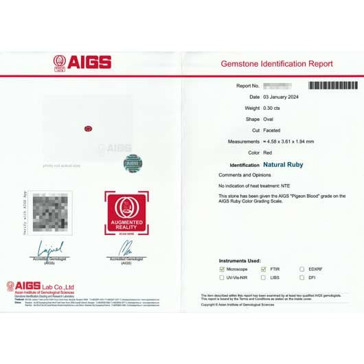 ノーブランド ルビー リング 41006350 プラチナ/レッド 新品 サブカット 2枚目