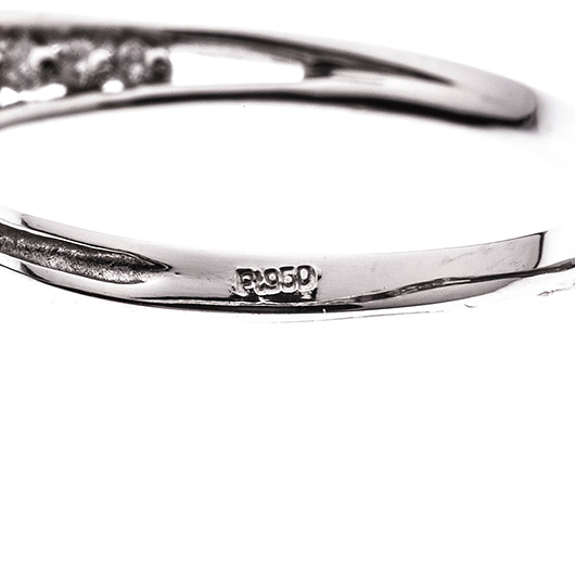 ノーブランド ルビー リング 41006350 プラチナ/レッド 新品 サブカット 3枚目