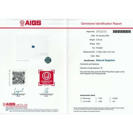 ノーブランド サファイヤ リング 42005934 プラチナ/ブルー 新品 サブカット 2枚目