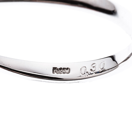 ノーブランド サファイヤ リング 42005934 プラチナ/ブルー 新品 サブカット 3枚目