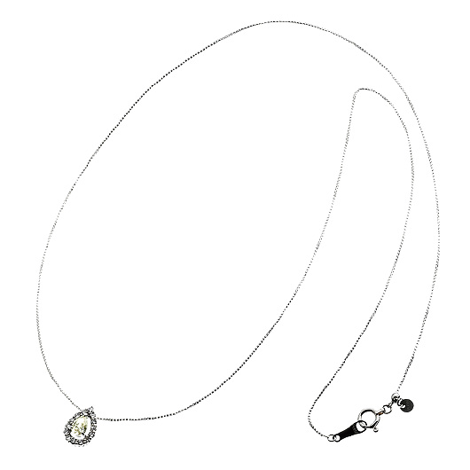 ノーブランド ダイヤモンド ネックレス 11021705 プラチナ/シルバー/イエロー 新品 サブカット 4枚目