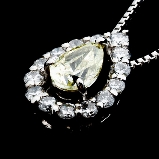 ノーブランド ダイヤモンド ネックレス 11021705 プラチナ/シルバー/イエロー 新品 サブカット 5枚目