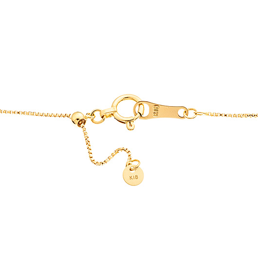 ノーブランド 一粒 ダイヤモンド ネックレス 11100024 イエローゴールド/シルバー 新品 サブカット 3枚目