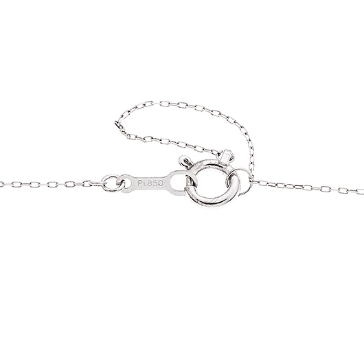 ノーブランド ダイヤモンド ネックレス 13100355 プラチナ/シルバー 新品 サブカット 3枚目