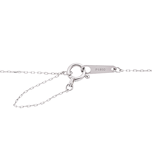 ノーブランド ダイヤモンド クロス ネックレス 13100357 プラチナ/シルバー 新品 サブカット 3枚目