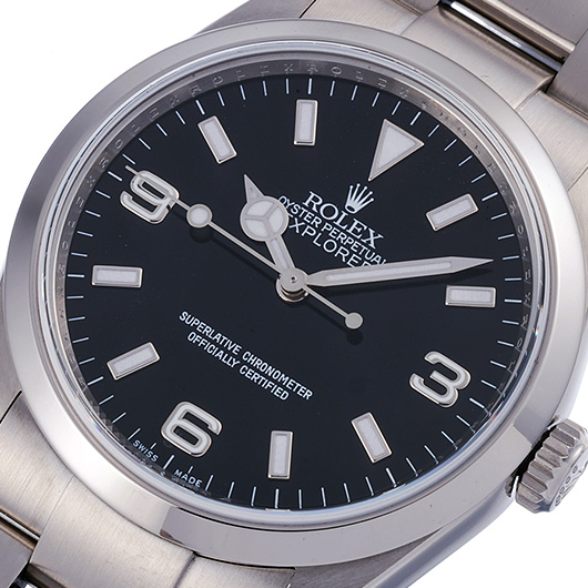 ロレックス エクスプローラーⅠ 114270 ブラック 中古 サブカット 1枚目