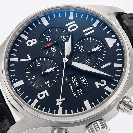 IWC パイロットウォッチ クロノグラフ IW377709 ブラック 中古 サブカット 1枚目