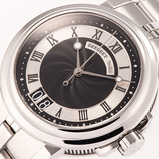 ブレゲ マリーンⅡ ラージデイト 5817ST/92/SVO ブラック 中古 サブカット 1枚目