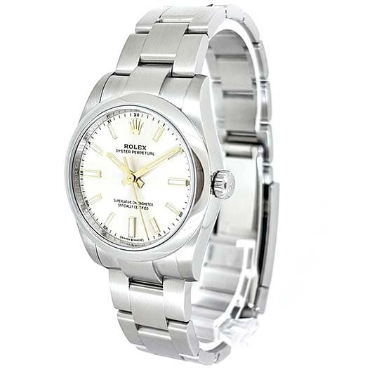 ロレックス オイスター パーペチュアル 34 124200 シルバー 中古 サブカット 1枚目