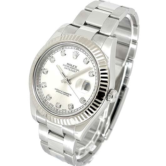 ロレックス デイトジャストⅡ 116334G シルバー 中古 サブカット 1枚目