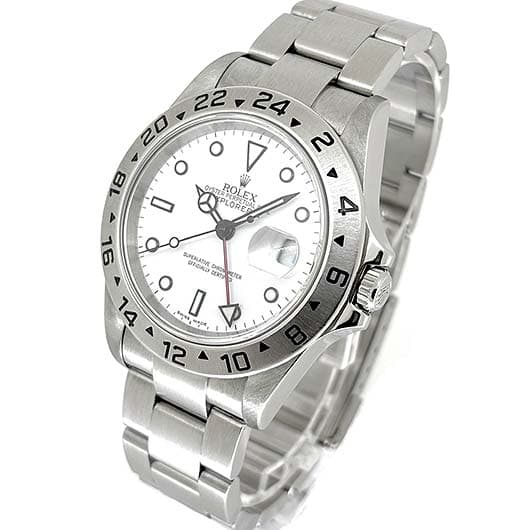 ロレックス エクスプローラーⅡ 16570 ホワイト 中古 サブカット 1枚目