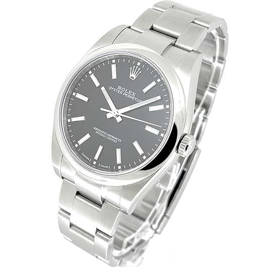 ロレックス オイスター パーペチュアル39 114300 ブラック 中古 サブカット 1枚目