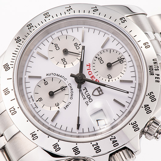 チューダー/チュードル クロノタイム 79280P ホワイト/シルバー 中古 サブカット 1枚目