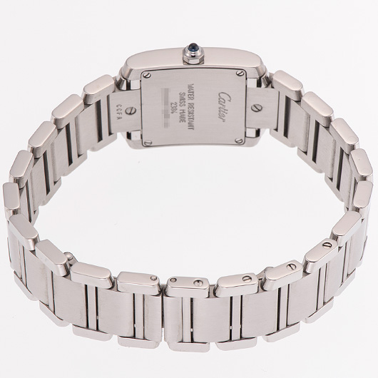 カルティエ タンクフランセーズSM W51008Q3 シルバー 中古 サブカット 2枚目