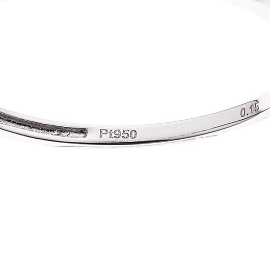 ノーブランド ダイヤモンド エタニティ リング 13100253 プラチナ/シルバー 新品 サブカット 3枚目