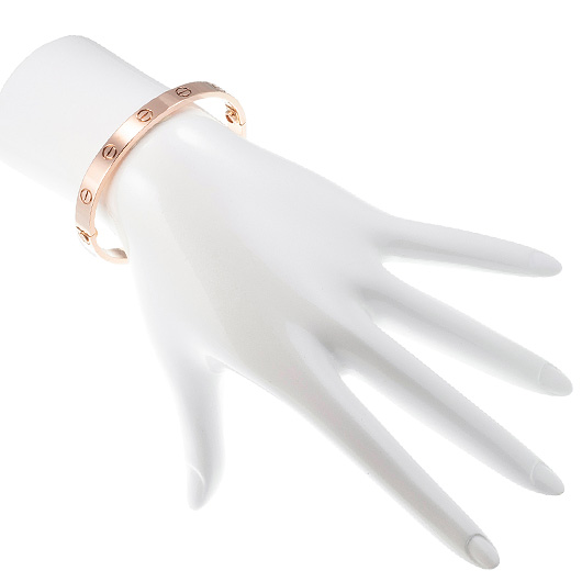 カルティエ ラブ ブレスレット クラシック ピンクゴールド 中古 サブカット 1枚目