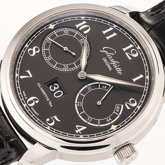 グラスヒュッテオリジナル セネタ オブザーバー 100-14-07-02-50 ブラック 中古 サブカット 1枚目