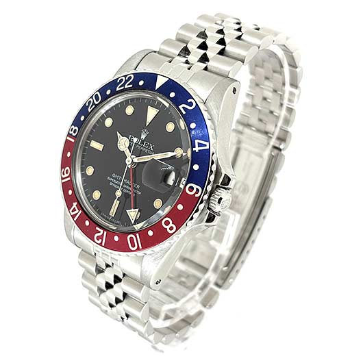 ロレックス GMTマスター 16750 ブラック アンティーク サブカット 1枚目