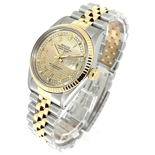 ロレックス デイトジャスト 16013G シャンパン 中古 サブカット 1枚目