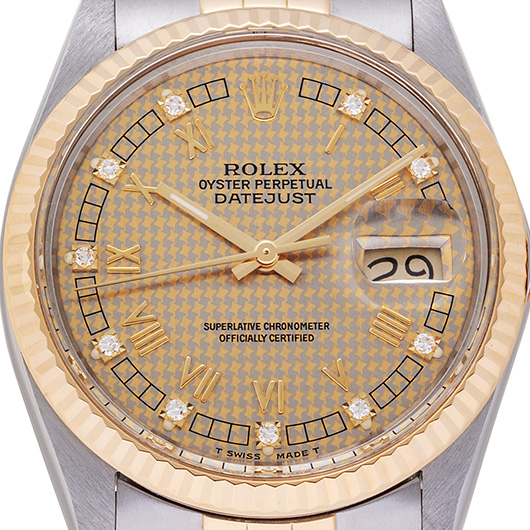 ロレックス デイトジャスト 16013G シャンパン 中古 サブカット 3枚目